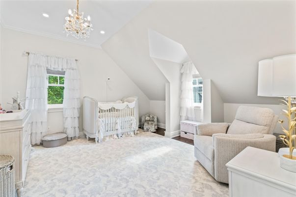 Bedroom, Chandelier, Interior, Recessed Lighting