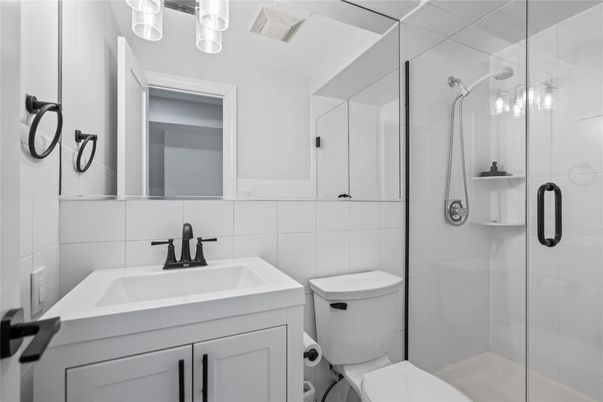 Bathroom, Glass Shower, Interior