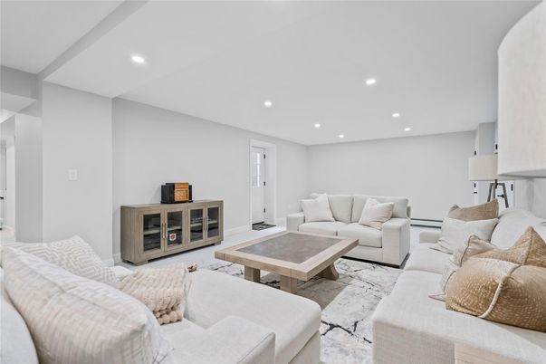 Interior, Living room, Recessed Lighting