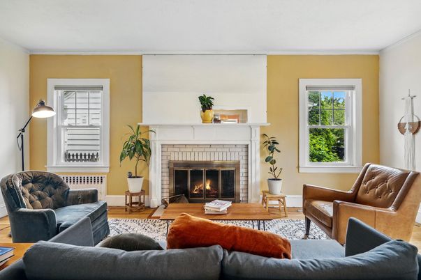 Fireplace, Interior, Living room
