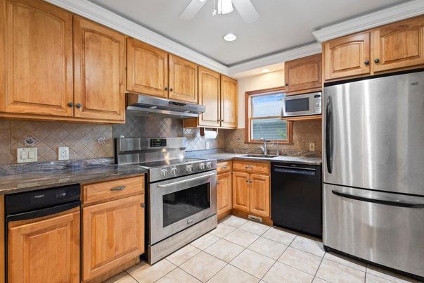 Interior, Kitchen, Recessed Lighting, Stainless Steel Appliances