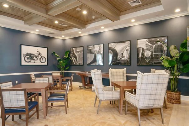 Dining room, Interior, Recessed Lighting