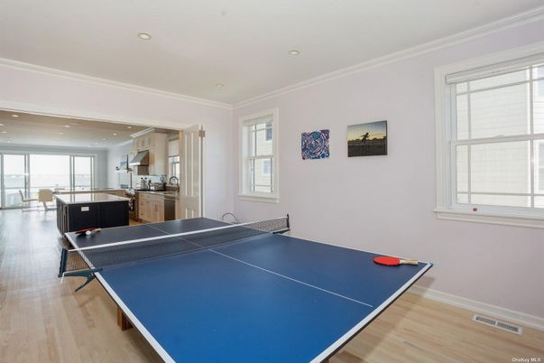 Game Room, Interior, Kitchen, Recessed Lighting, Wood Texture Flooring