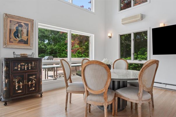 Dining room, Interior, Wood Texture Flooring