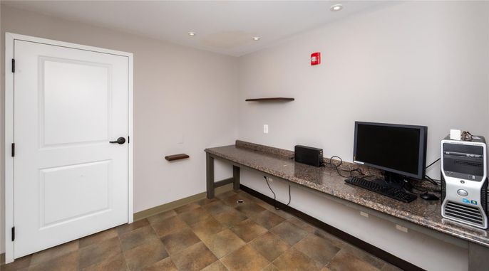 Home Office, Interior, Recessed Lighting
