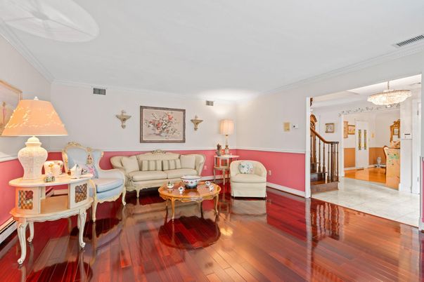 Chandelier, Interior, Living room, Wood Texture Flooring