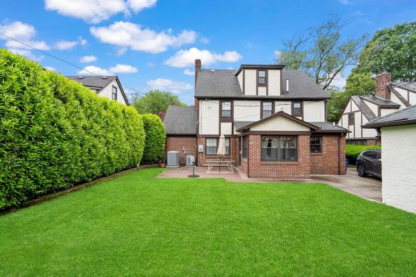 Backyard, Exterior, Facade, Brick Facade, Tudor Revival