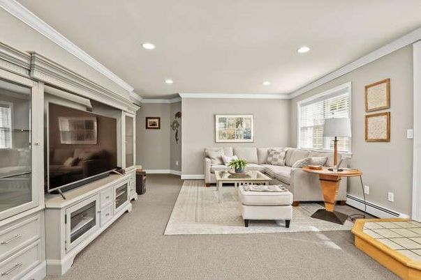 Interior, Living room, Recessed Lighting