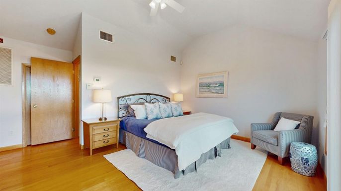 Bedroom, Interior, Wood Texture Flooring