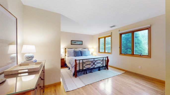 Bedroom, Home Office, Interior, Wood Texture Flooring