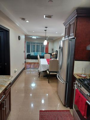 Dining room, Interior, Kitchen, Pendant Lights, Recessed Lighting, Stainless Steel Appliances