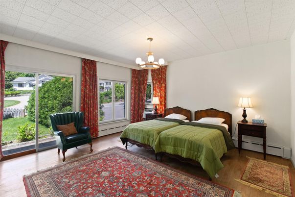Bedroom, Chandelier, Interior, Wood Texture Flooring
