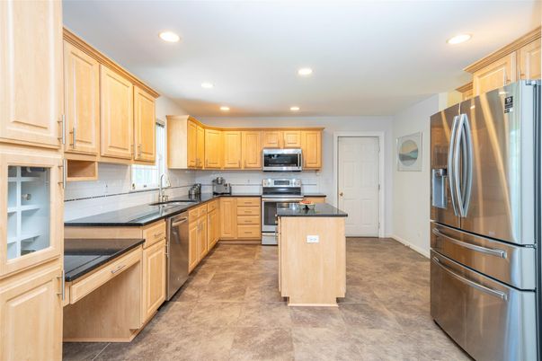 Interior, Kitchen, Recessed Lighting, Stainless Steel Appliances