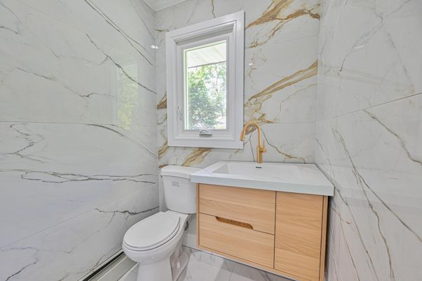Bathroom, Interior, Marble Walls