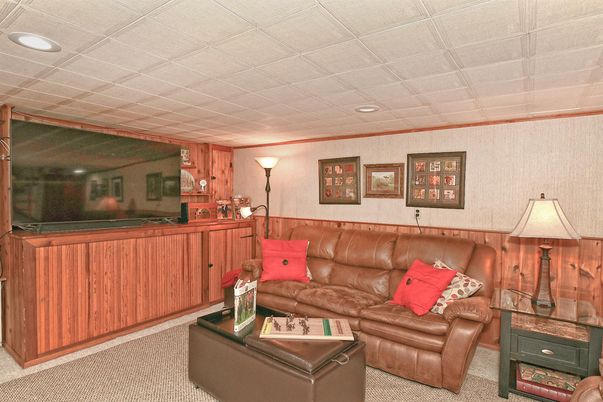 Interior, Living room, Recessed Lighting