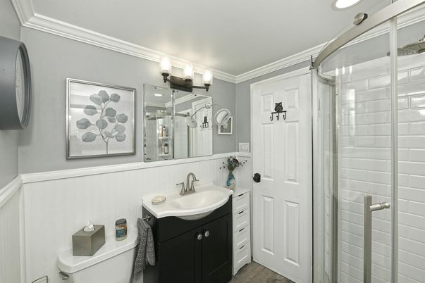 Bathroom, Glass Shower, Interior