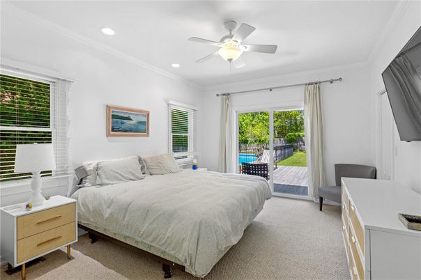 Bedroom, Interior, Recessed Lighting