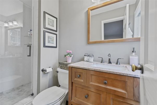 Bathroom, Glass Shower, Interior