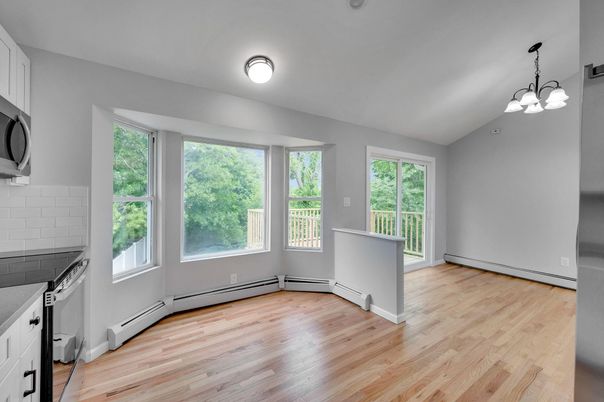 Chandelier, Empty room, Interior, Wood Texture Flooring