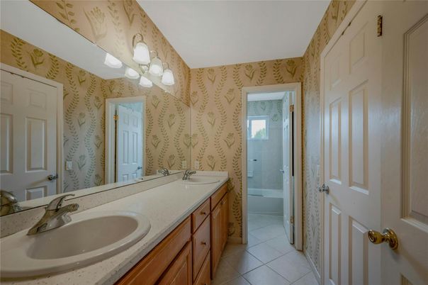 Bathroom, Dual Sink Vanities, Glass Shower, Interior