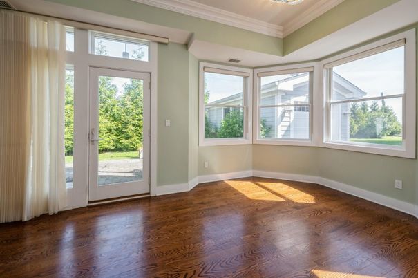 Empty room, Interior, Wood Texture Flooring