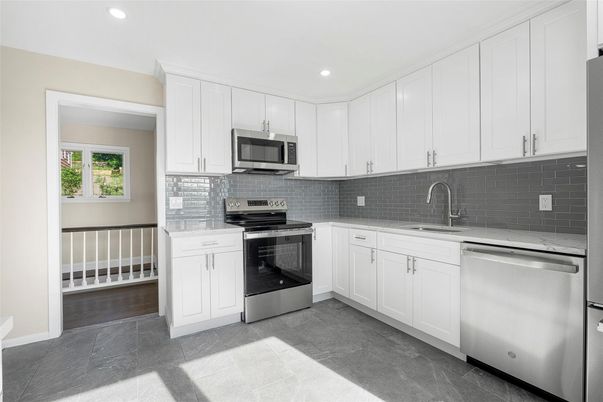 Interior, Kitchen, Recessed Lighting, Stainless Steel Appliances