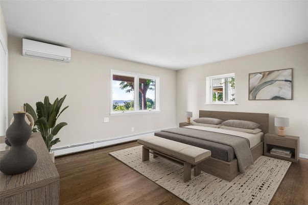 Bedroom, Interior, Wood Texture Flooring