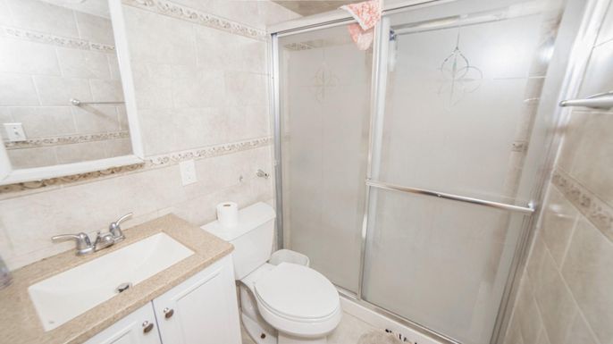 Bathroom, Glass Shower, Interior