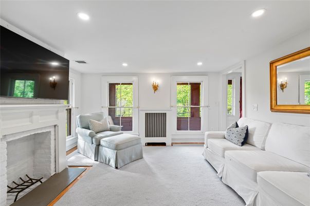 Fireplace, Interior, Living room, Recessed Lighting