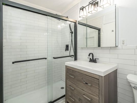 Bathroom, Glass Shower, Interior