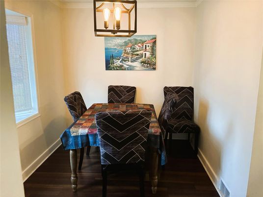 Dining room, Interior, Wood Texture Flooring