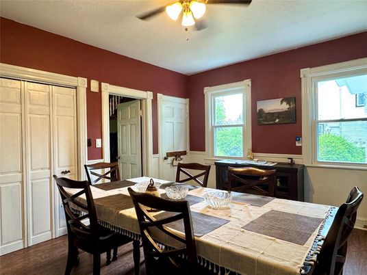 Dining room, Interior, Wood Texture Flooring