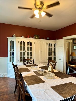 Dining room, Interior, Wood Texture Flooring