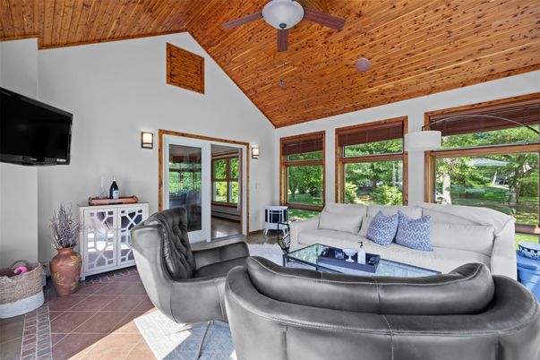 Interior, Living room, Wooden Ceilings