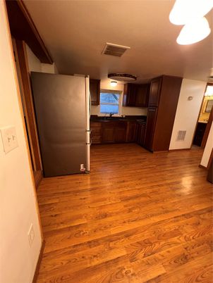Empty room, Interior, Kitchen, Wood Texture Flooring
