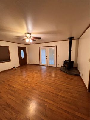 Empty room, Fireplace, Interior, Wood Texture Flooring
