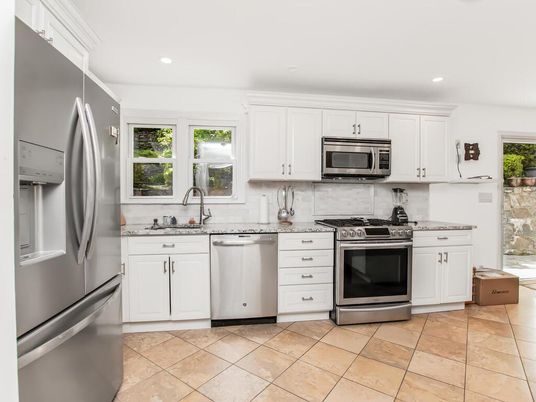 Interior, Kitchen, Recessed Lighting, Stainless Steel Appliances