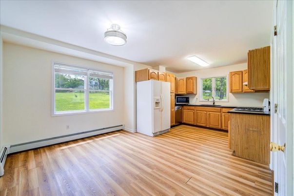 Interior, Kitchen, Wood Texture Flooring