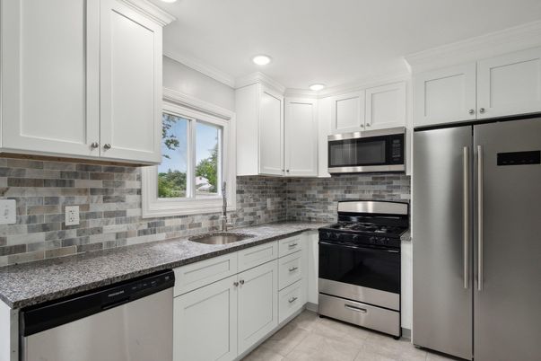 Interior, Kitchen, Recessed Lighting, Stainless Steel Appliances