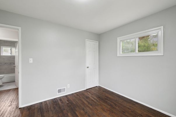 Bathroom, Empty room, Interior, Wood Texture Flooring