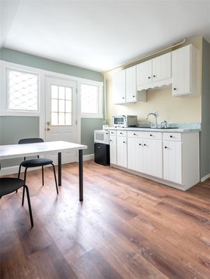 Interior, Kitchen, Wood Texture Flooring