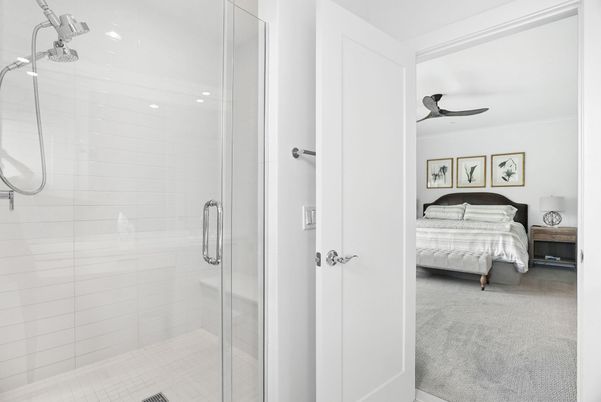 Bathroom, Bedroom, Glass Shower, Interior