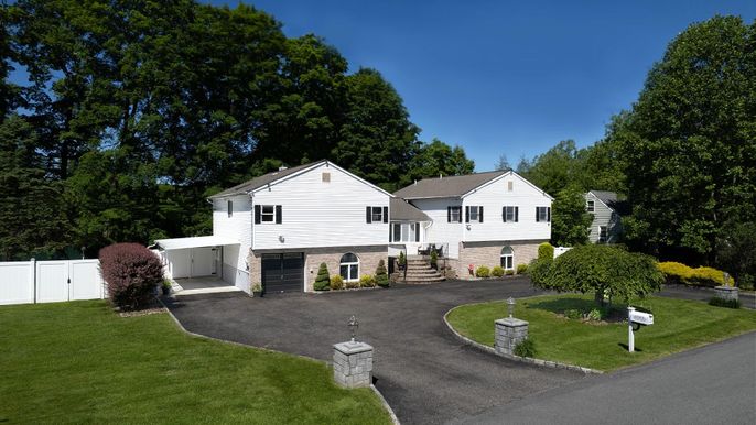 Attached, Backyard, Exterior, Facade, Raised Ranch