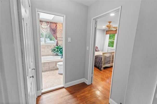 Bathroom, Bedroom, Interior, Recessed Lighting, Wood Texture Flooring
