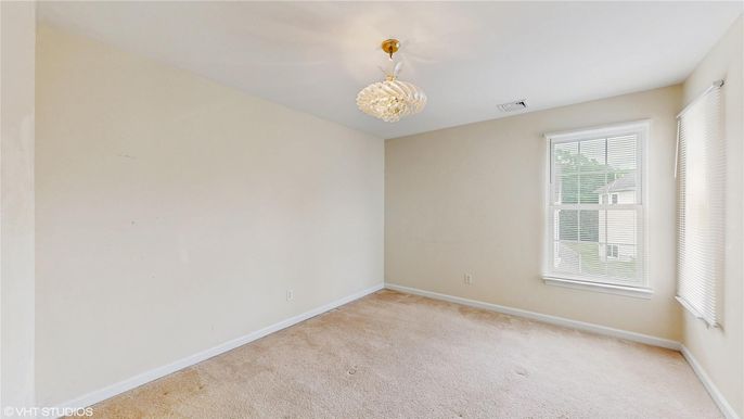 Chandelier, Empty room, Interior