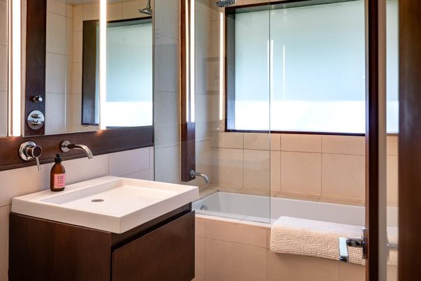 Bathroom, Glass Shower, Interior