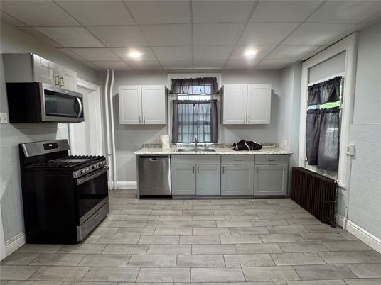 Interior, Kitchen, Recessed Lighting, Stainless Steel Appliances