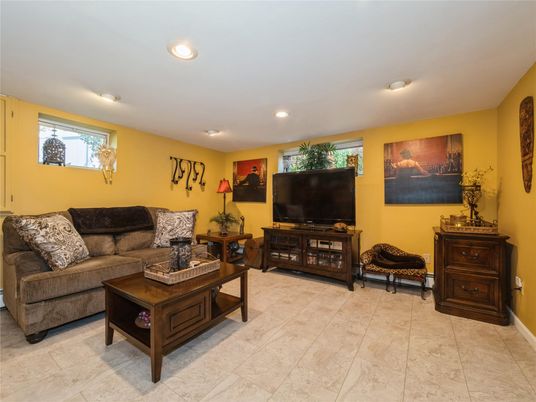 Interior, Living room, Recessed Lighting