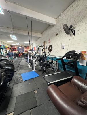 Fitness Equipment, Gym, Interior, Stone Walls