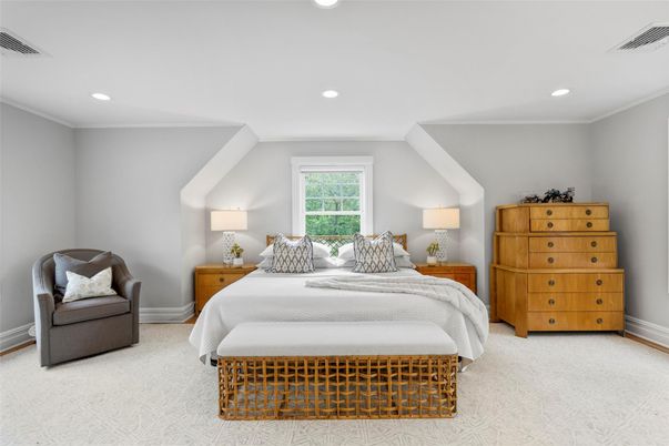 Bedroom, Interior, Recessed Lighting